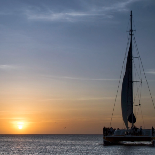 Palm Pleasure Catamaran – Sunset Sail in Aruba 01